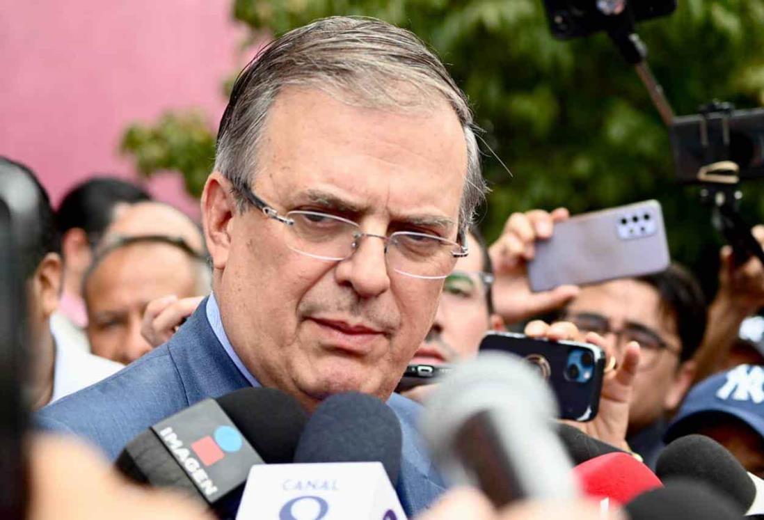 Yo no me voy a ir de Morena, voy a ganar la encuesta, dijo Marcelo Ebrard ante el INE | VIDEO
