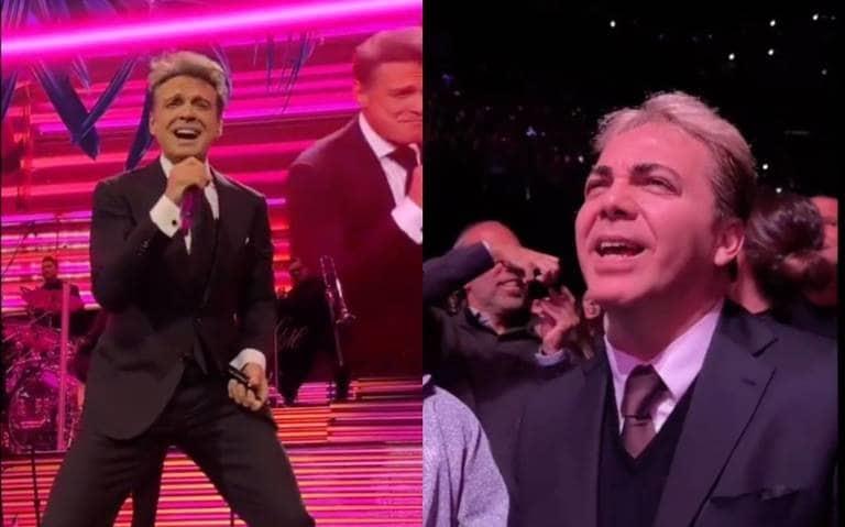 ¿Cristian Castro y Luis Miguel juntos? Así lucieron cantando en show del sol de México en Argentina | VIDEO