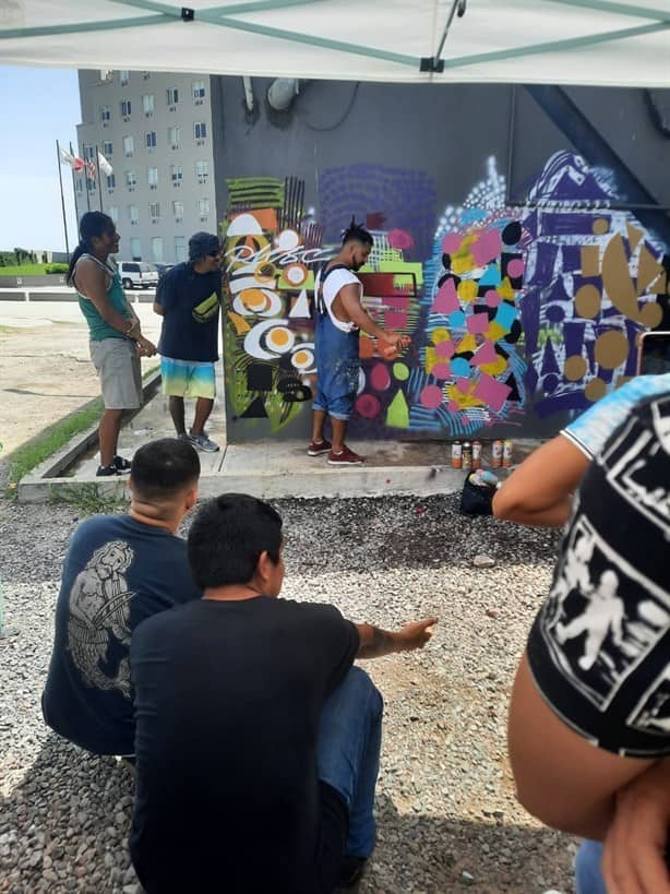 Pintarán mural alusivo al deporte en el Auditorio Benito Juárez, en Veracruz