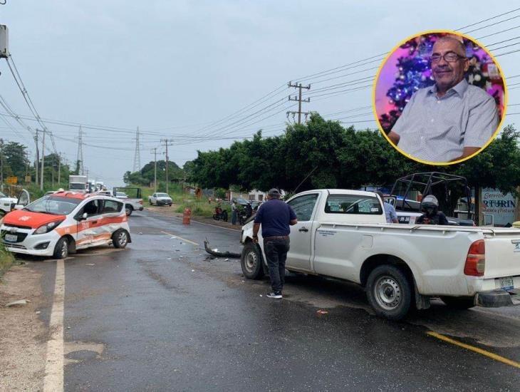 Muere el chato Zavaris tras choque en Acayucan