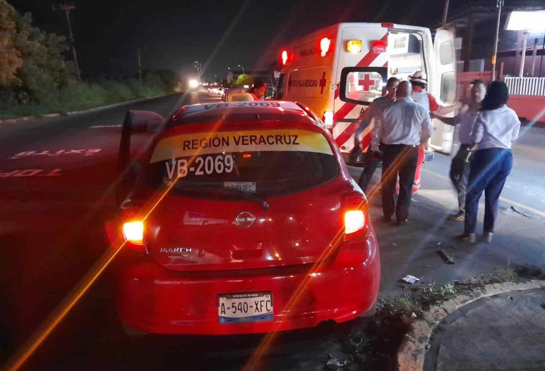 Taxista atropella a madre e hija en carretera Veracruz-El Tejar