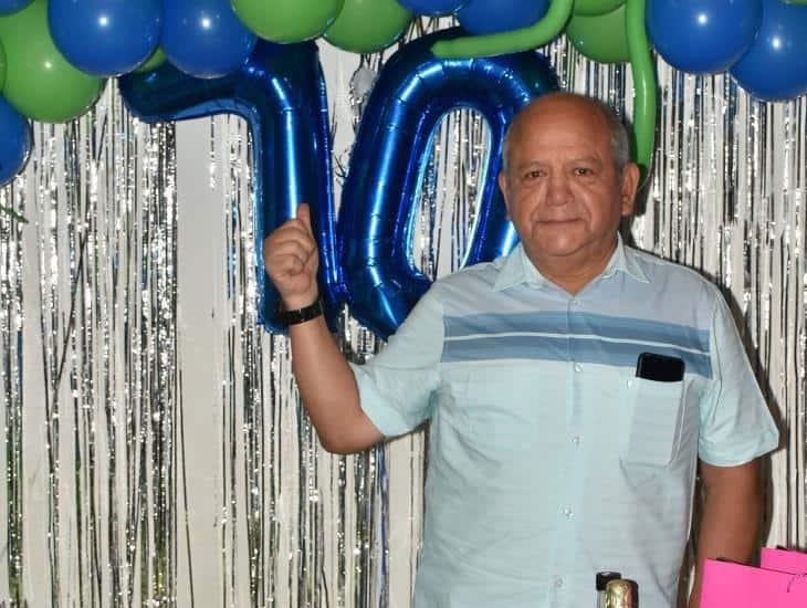 Isauro Ramos Moreno es celebrado por sus 70 años de feliz vida