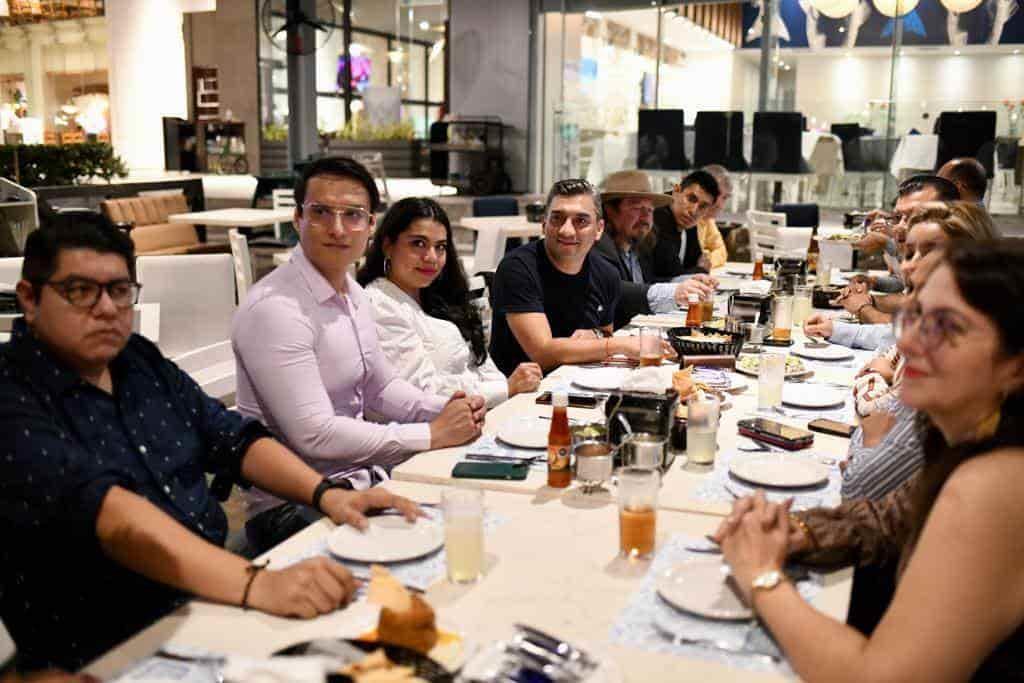 Cena de acercamiento y convivencia entre Imagen de Veracruz, Google y Coparmex