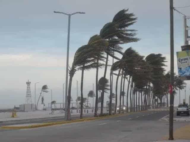 Pronostican norte con rachas fuertes para Veracruz