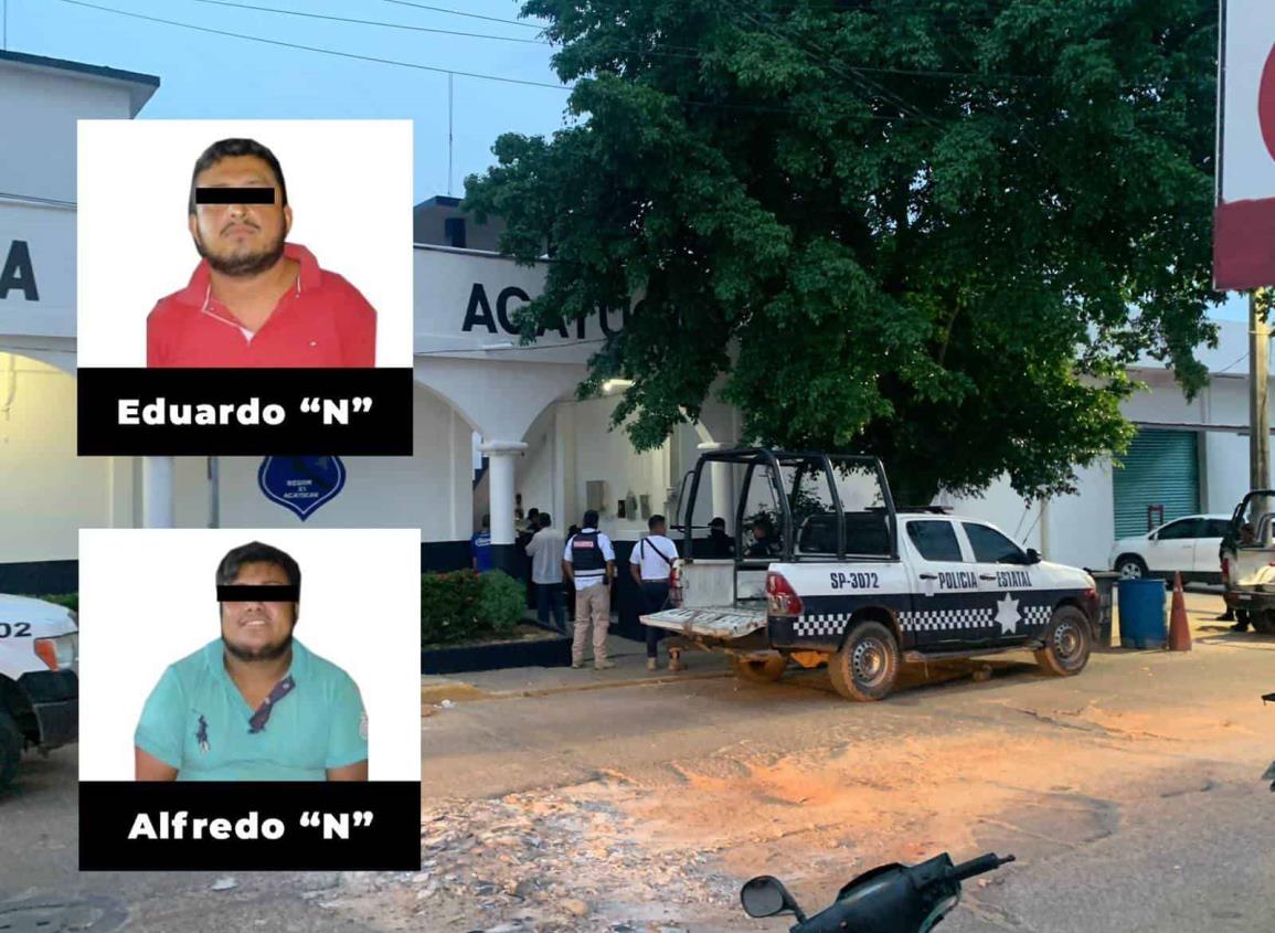 Detienen a 2 sujetos con arma de fuego en Acayucan
