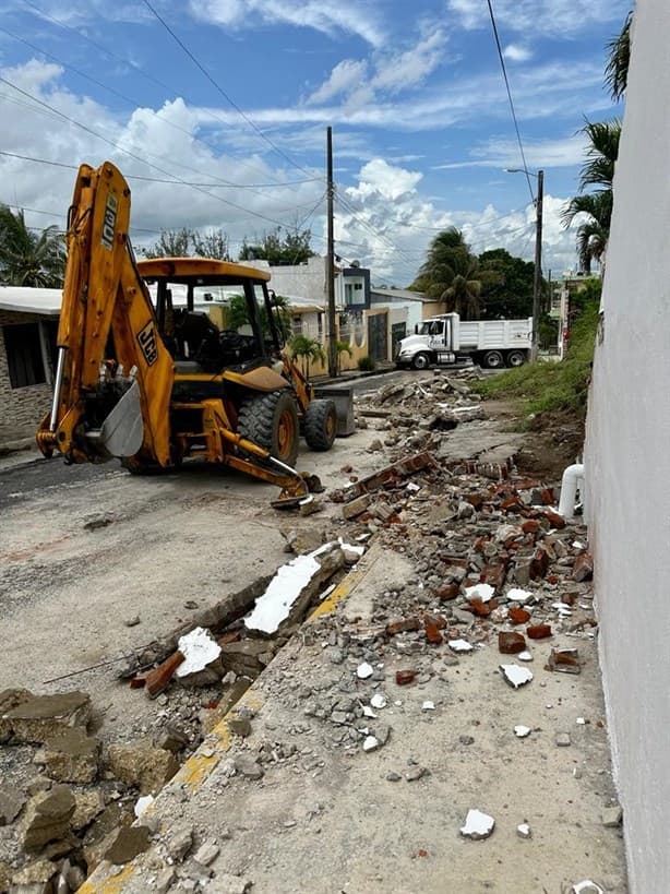 Rayo tira barda de casa en Boca del Río | VIDEO