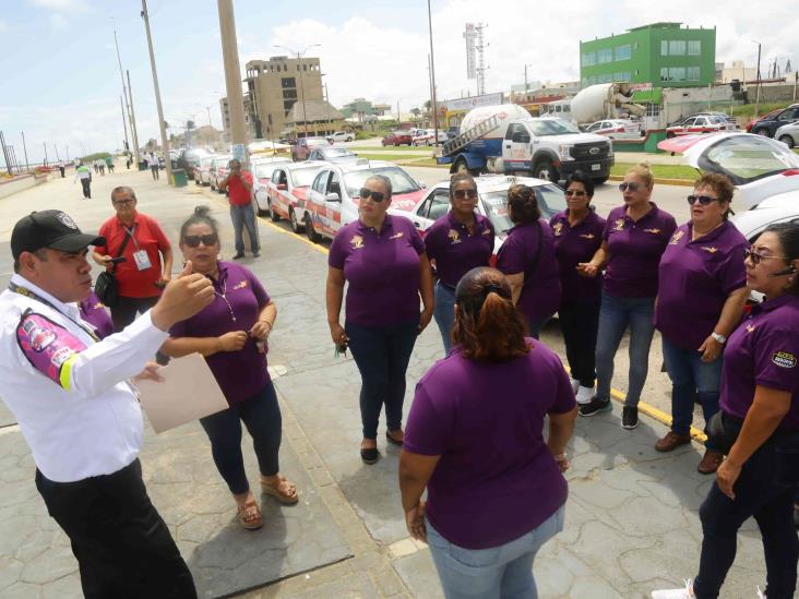 Taxis exclusivos de mujeres en Coatzacoalcos: arranca programa piloto; así puedes distinguirlos l FOTOS