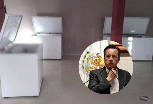 Identificar restos hallados en hieleras de Poza Rica toca a FGE; lo mío es la seguridad: Gobernador