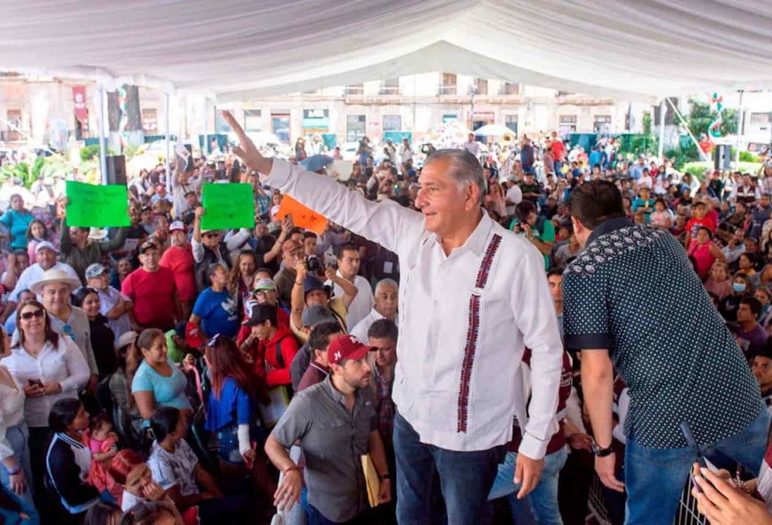 Con la marcha silenciosa, vamos a ganar la encuesta, dijo seguro Adán Augusto