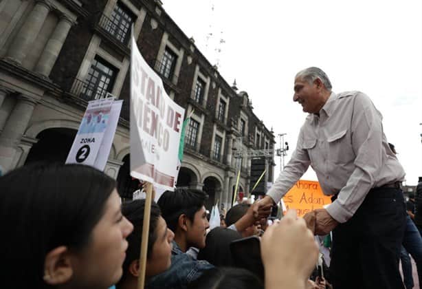 Promete Adán Augusto López Hernández encontrarse con el pueblo el 6 de septiembre en el zócalo capitalino