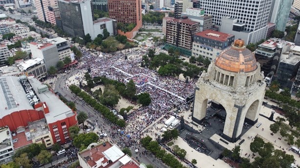 Adán Augusto abarrota el Monumento a la Revolución en Ciudad de México