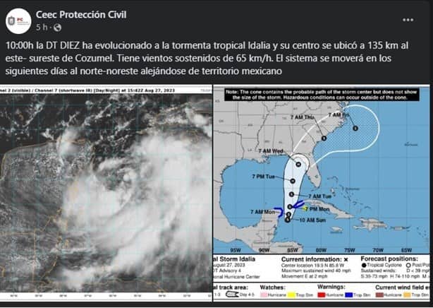 Lluvia y bochorno en Coatzacoalcos; ¿Tormenta Tropical Idalia viene a Veracruz? | VIDEO