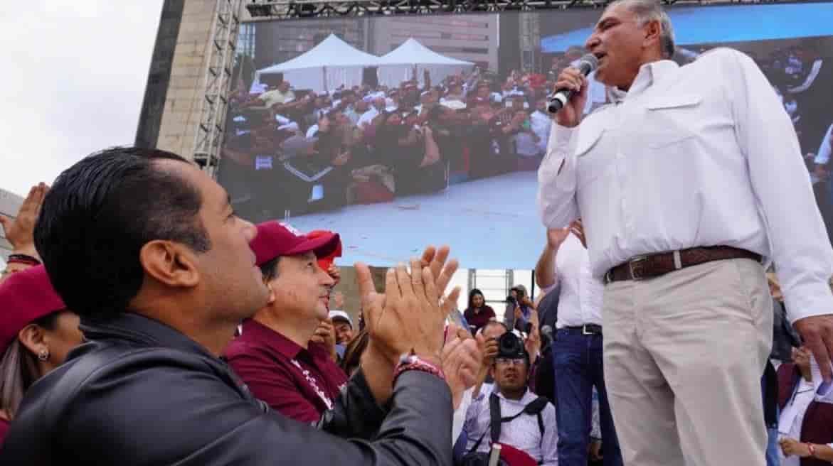 Sergio Gutiérrez y miles de veracruzanos acompañan al cierre de Adán Augusto