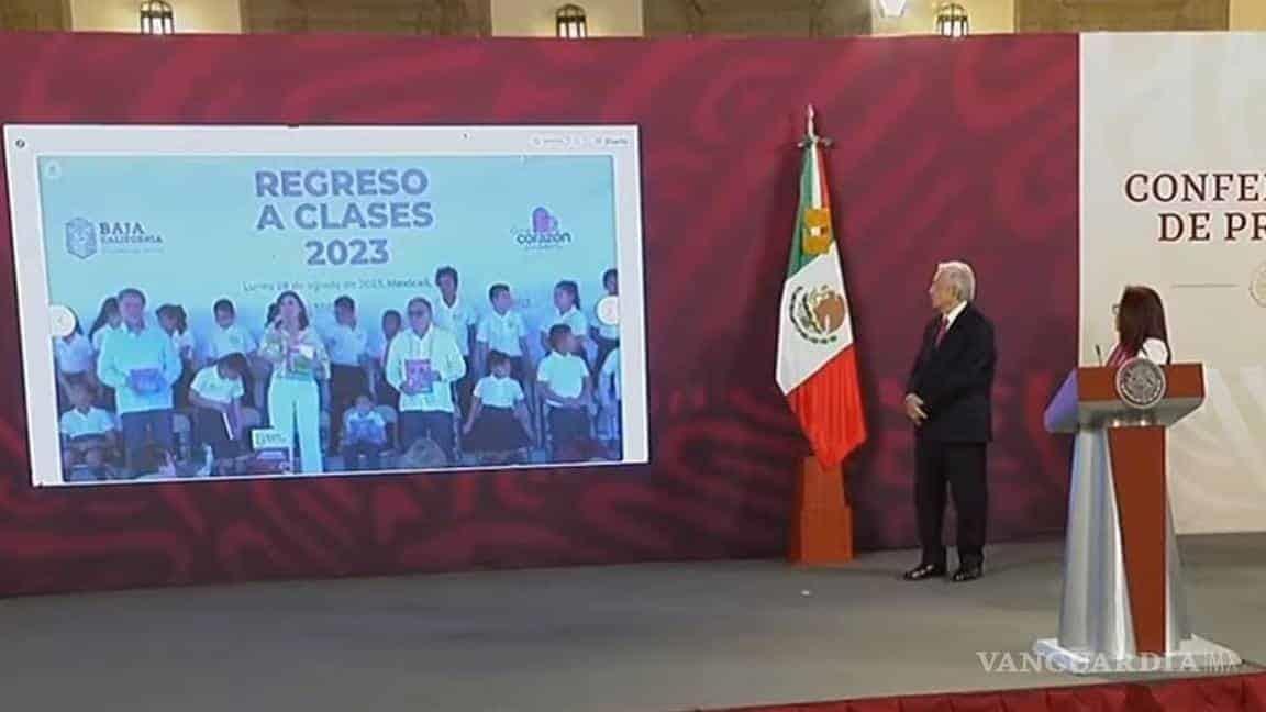 AMLO: Celebró inicio del ciclo escolar 2023-2024.