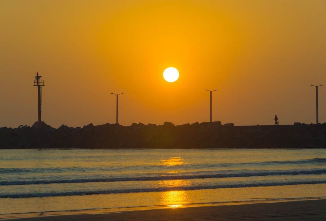 Ambiente cálido para este lunes en Veracruz