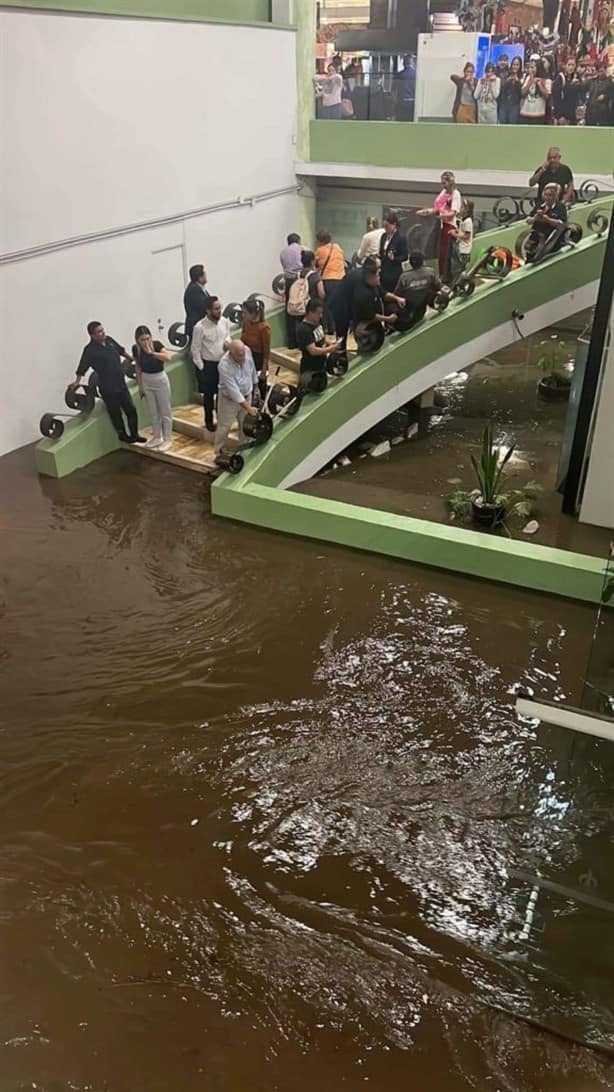 Lluvias inundan Xalapa; decenas de autos dañados; calles se vuelven ríos | VIDEO