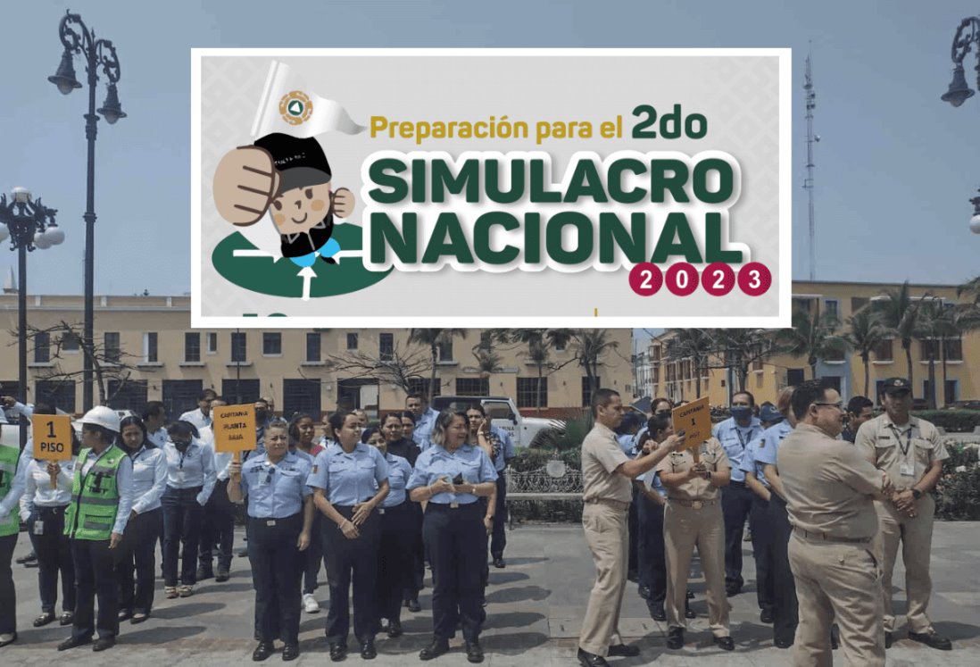 Veracruz se unirá al Segundo Simulacro Nacional 2023