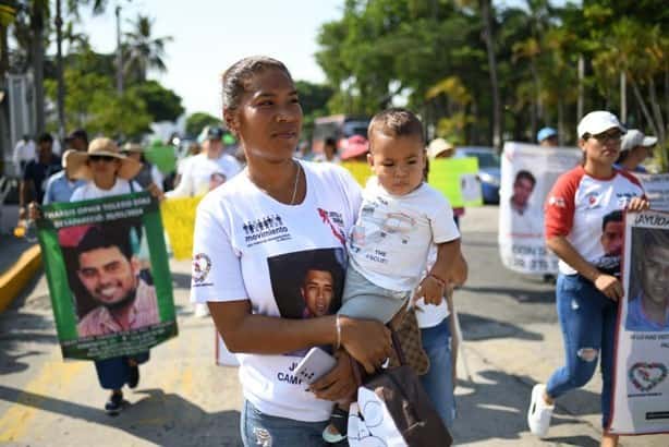 Familias marchan por las víctimas de desaparición forzada en Veracruz