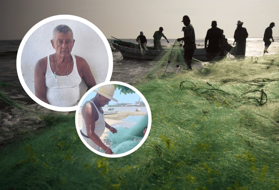 A sus 80 años, Manuel y La Máquina surcan el Golfo de México en busca de pescado