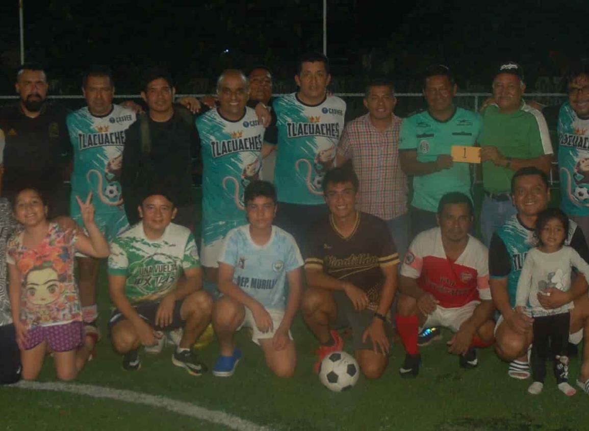 Tlacuaches es campeón de la Liga de Futbol 7 Más 40 de Jáltipan