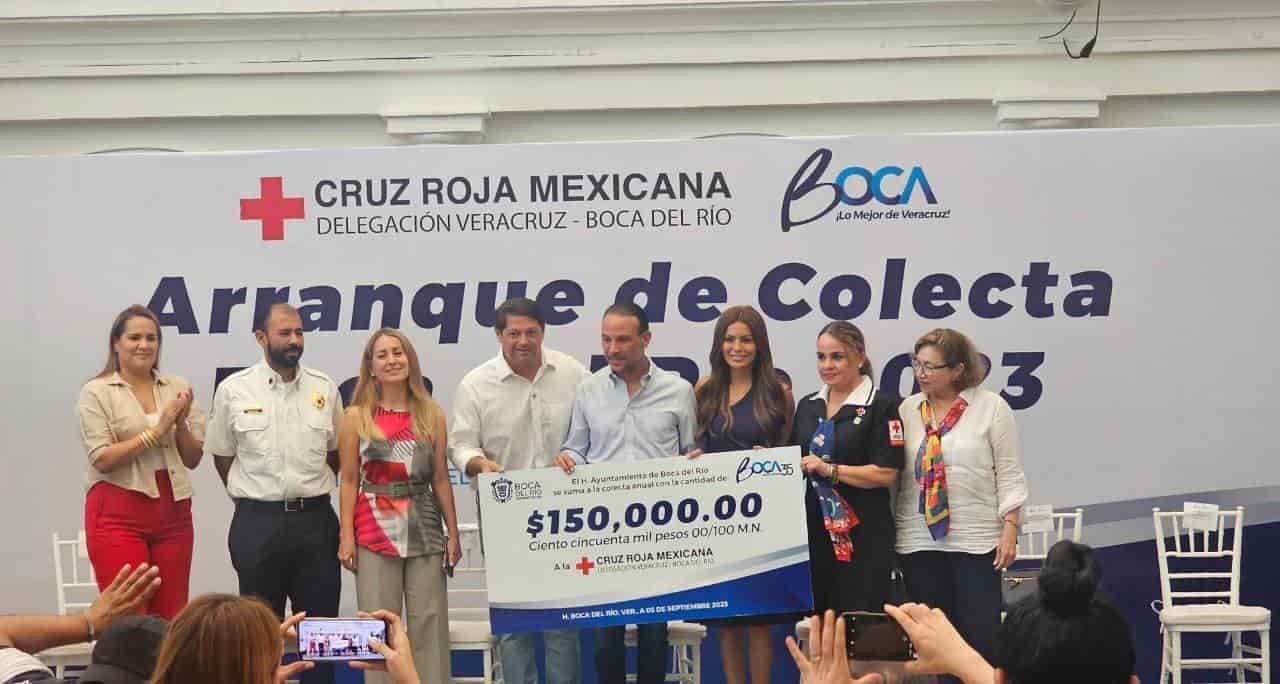 Cruz Roja inicia colecta anual en Boca del Río