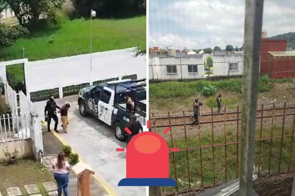 Activan Código Rojo por sujetos armados en Banderilla (+Video)