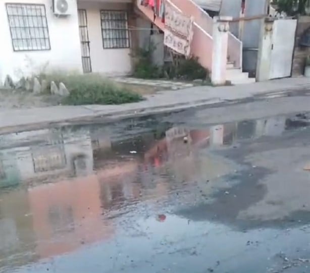 Fraccionamiento Oasis en Veracruz, en el olvido; está hecho un cochinero