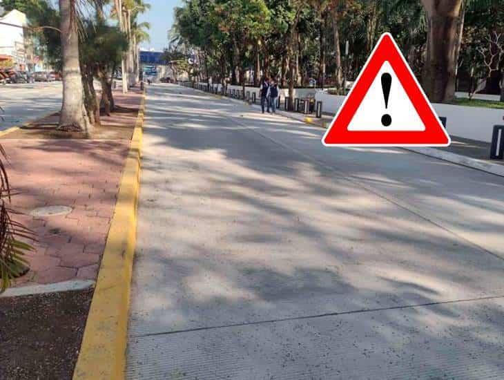 Piden precaución al circular por la avenida 20 de noviembre