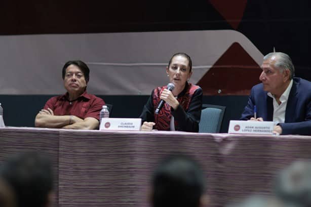 Refrenda Adán Augusto López Hernández pleno respaldo, apoyo y unidad a Claudia Sheinbaum Pardo