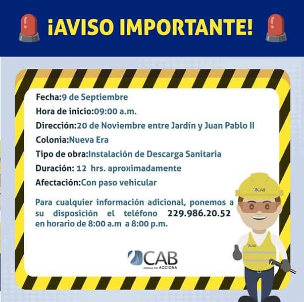 Piden precaución al circular por la avenida 20 de noviembre
