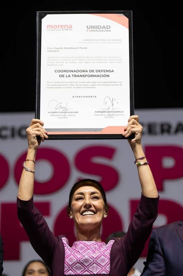 Sheinbaum lanza llamado de unidad en Morena para consolidar la 4T