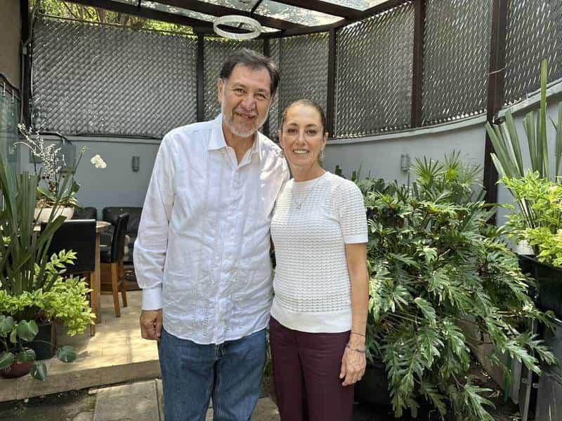 Claudia Sheinbaum suma a Fernández Noroña a su equipo