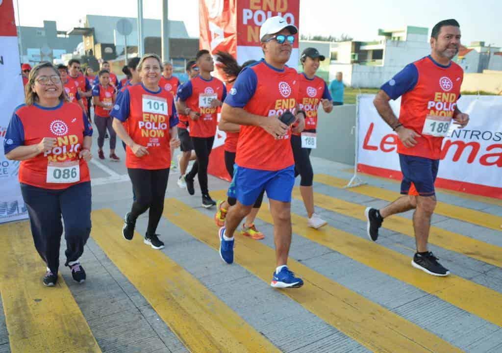 Organiza Club Rotario carrera contra la polio