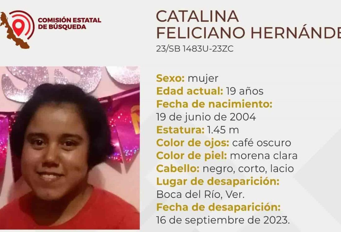 Desaparece Catalina Feliciano en Boca del Río; solo tiene 19 años