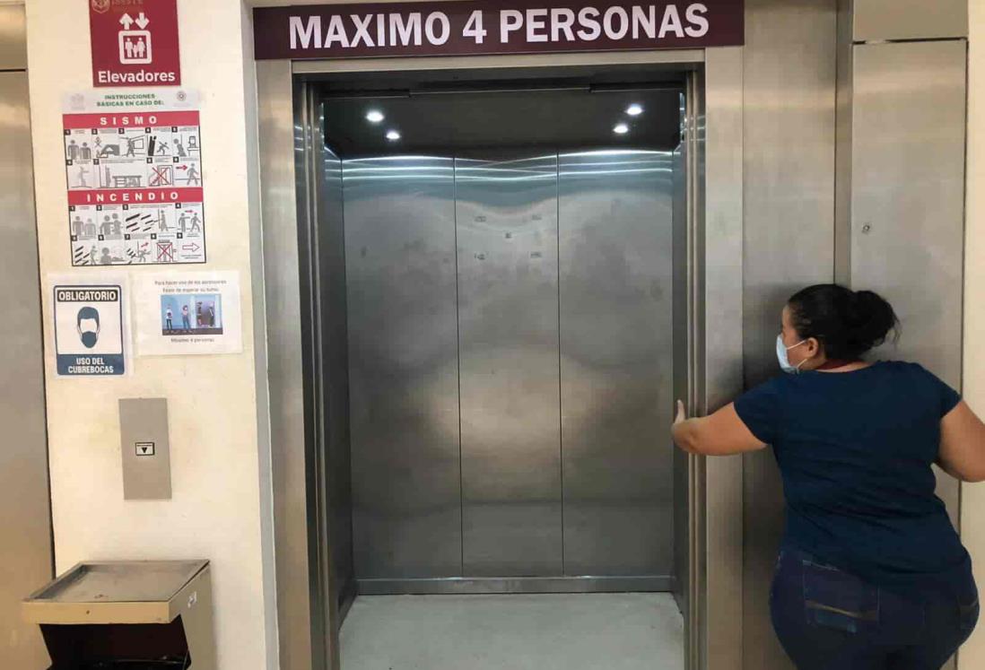 Elevador en Hospital de Veracruz solo se detuvo unos minutos: ISSSTE