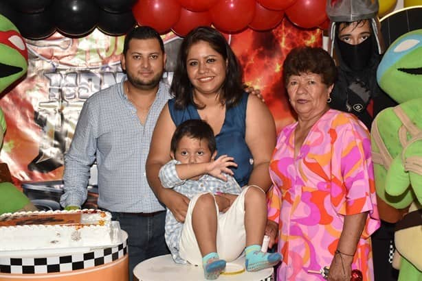 Jorge Leonardo Padilla Hernández es celebrado por sus 4 años de vida