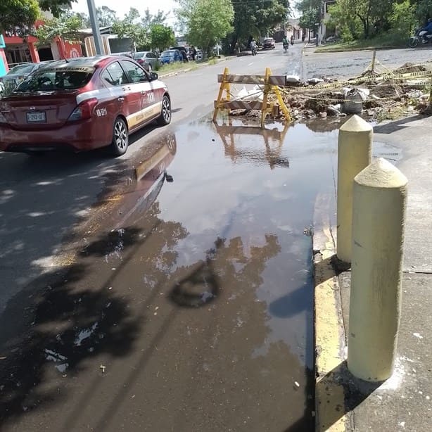 Obra no concluida pone en peligro a los vecinos del Infonavit Buenavista, en Veracruz