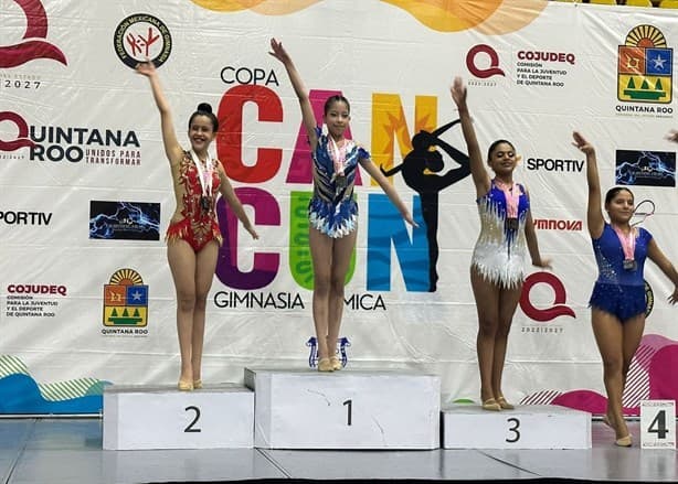 Destacan jóvenes en Mundial de Gimnasia