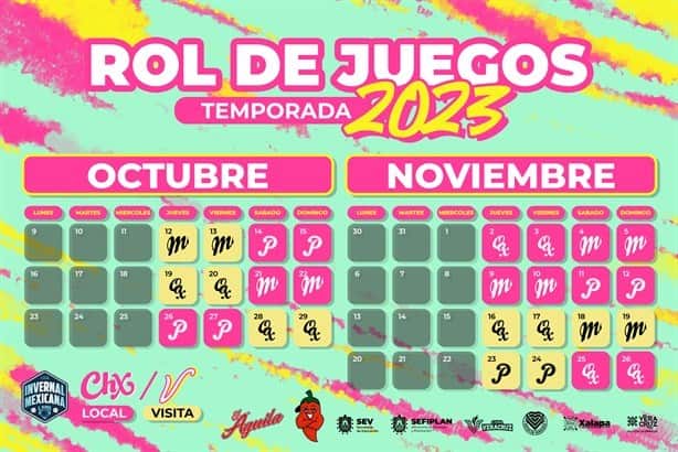 Listo calendario de El Águila en la Liga Invernal