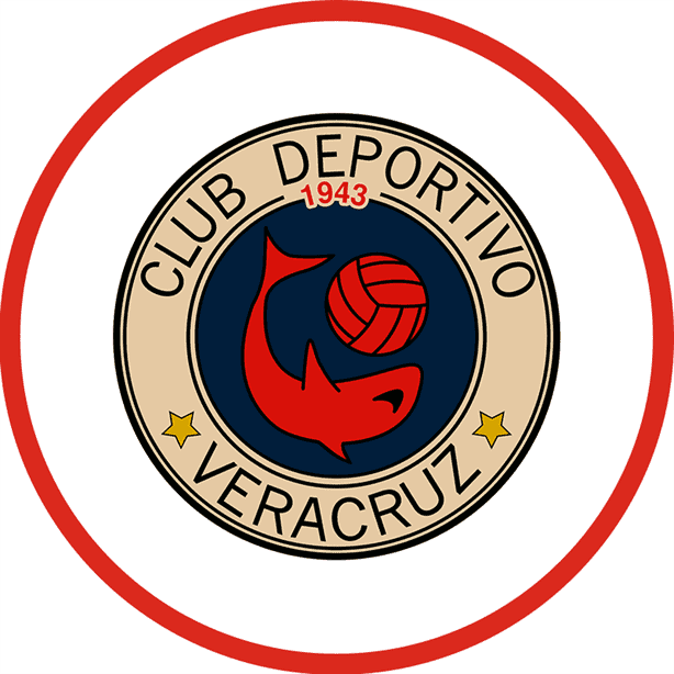 Escudo de los Tiburones Rojos de Veracruz, entre los 3 mejores de México