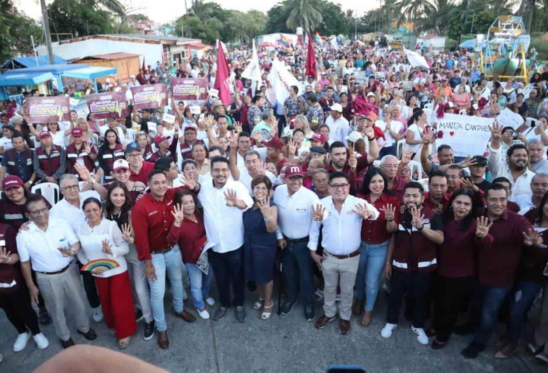 Toman protesta los Comités de Defensa de la 4T en Veracruz