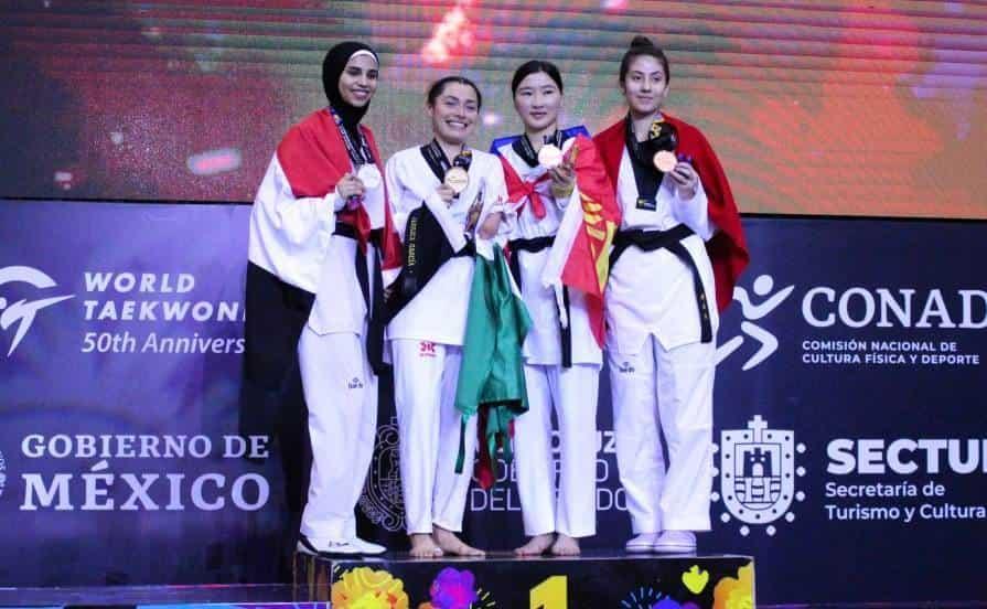 Brilla selección mexicana en Mundial de Para TKD