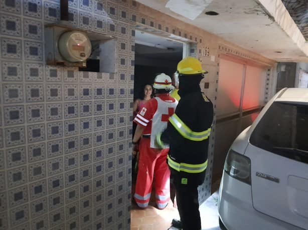 Conato de incendio en domicilio de la colonia Cristóbal Colón en Veracruz