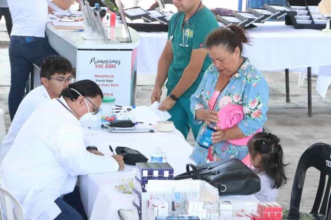 Realizan jornada de salud gratuita en Cempoala