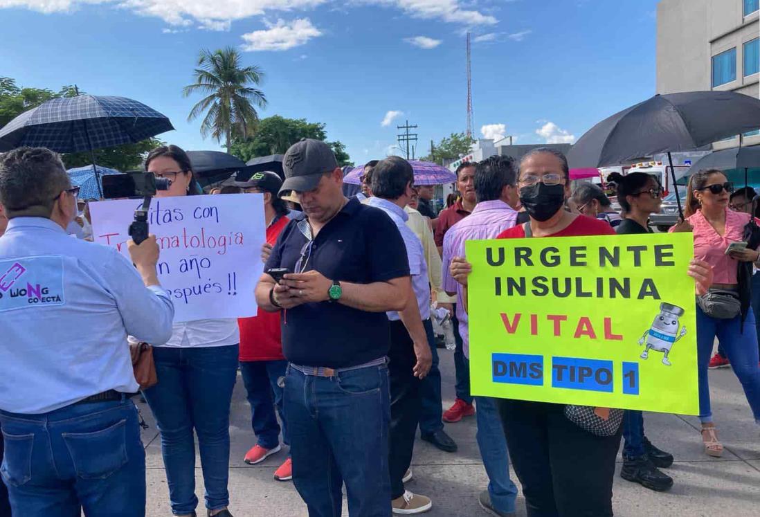 Claman por medicamentos y especialistas en ISSSTE Veracruz