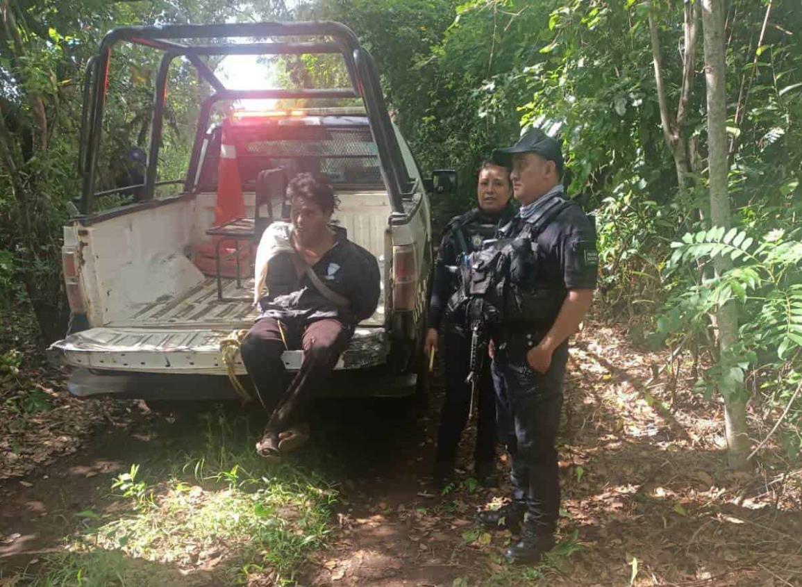 Casi linchan a “el Greñas” tras acusación de robo de ganado en Soteapan
