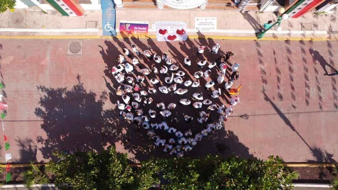 Marchan por la Ruta del Corazón en calles de Úrsulo Galván