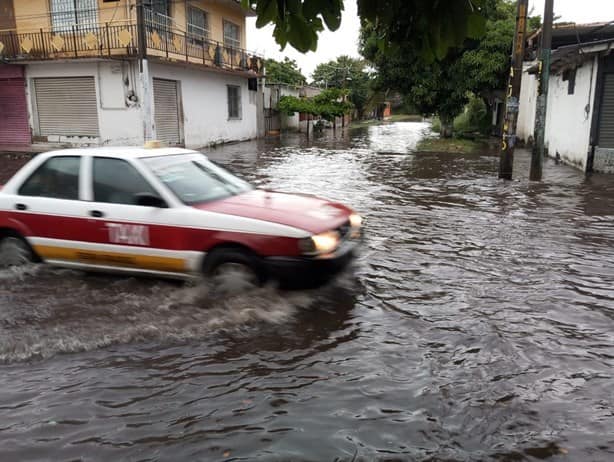 Así luce Veracruz con encharcamientos por fuertes lluvias este lunes