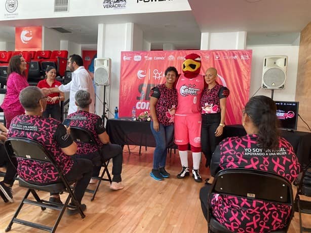 Halcones Rojos de Veracruz tendrán jersey exclusivo rosa para apoyar a mujeres contra el cáncer de mama