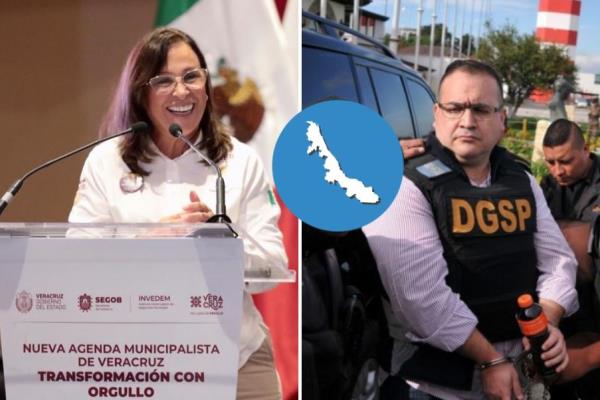Javier Duarte respalda aspiraciones de Rocío Nahle en Veracruz